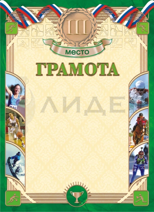 Грамота ОГ-1378 (Спорт)